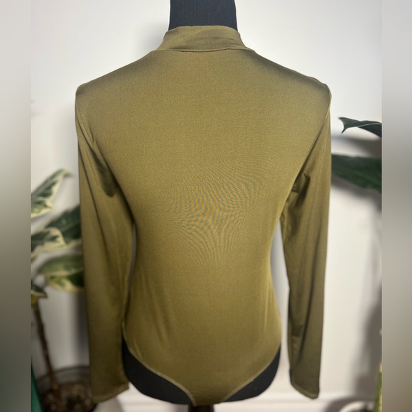 M Boutique, Seven Sisters, Long Sleeved Body Suit, Olive Green, Large - Picture 6 of 8